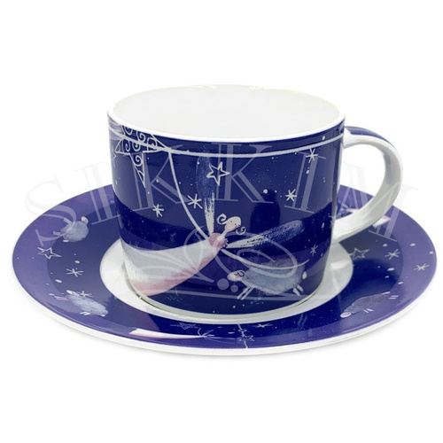 `Wróżki` Zestaw dwie filiżanki Cappuccino w puszce